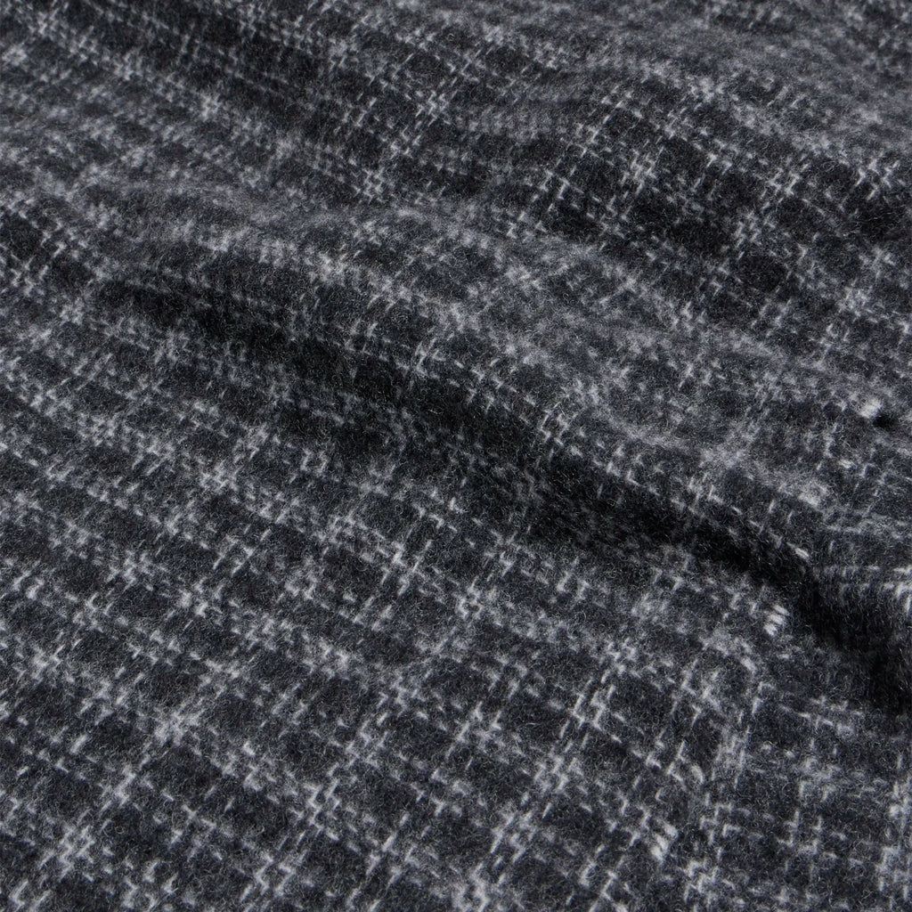 Mfpen - Facade Fringe Scarf - Charcoal Fence Check Skjerf mfpen 