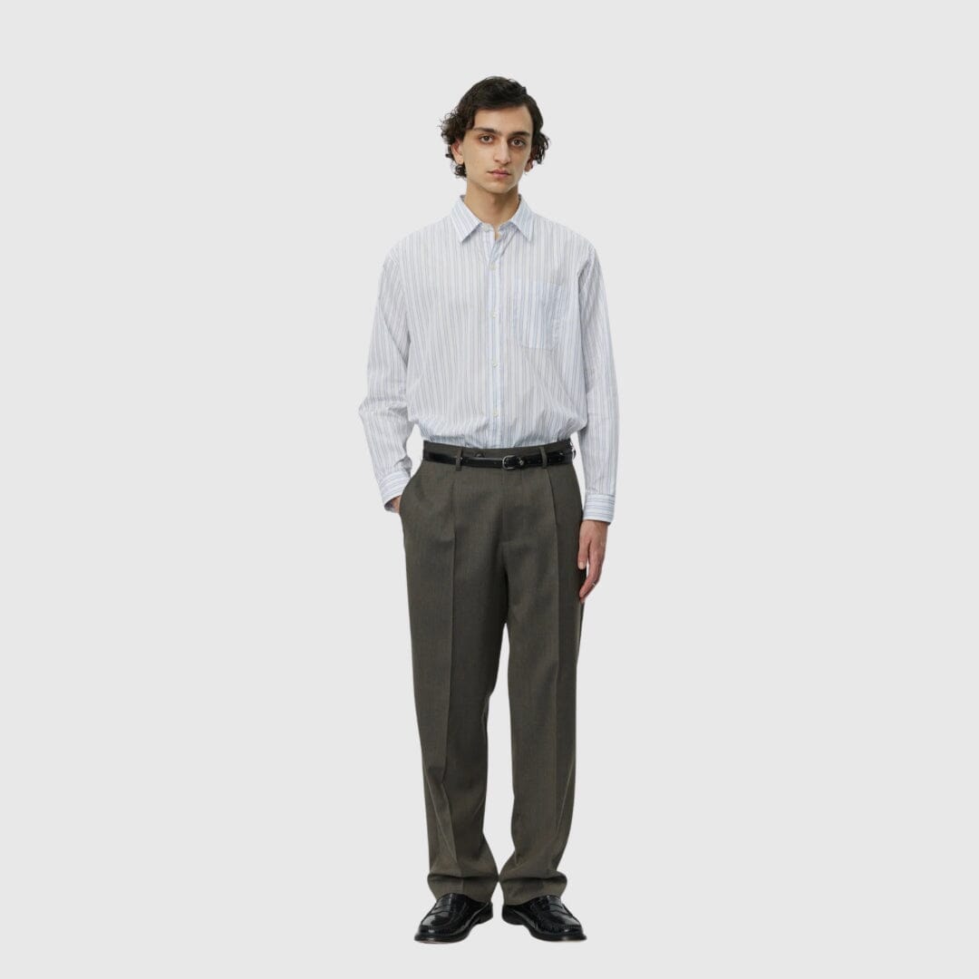 mfpen Formal Trousers - Taupe Wool Pants mfpen 