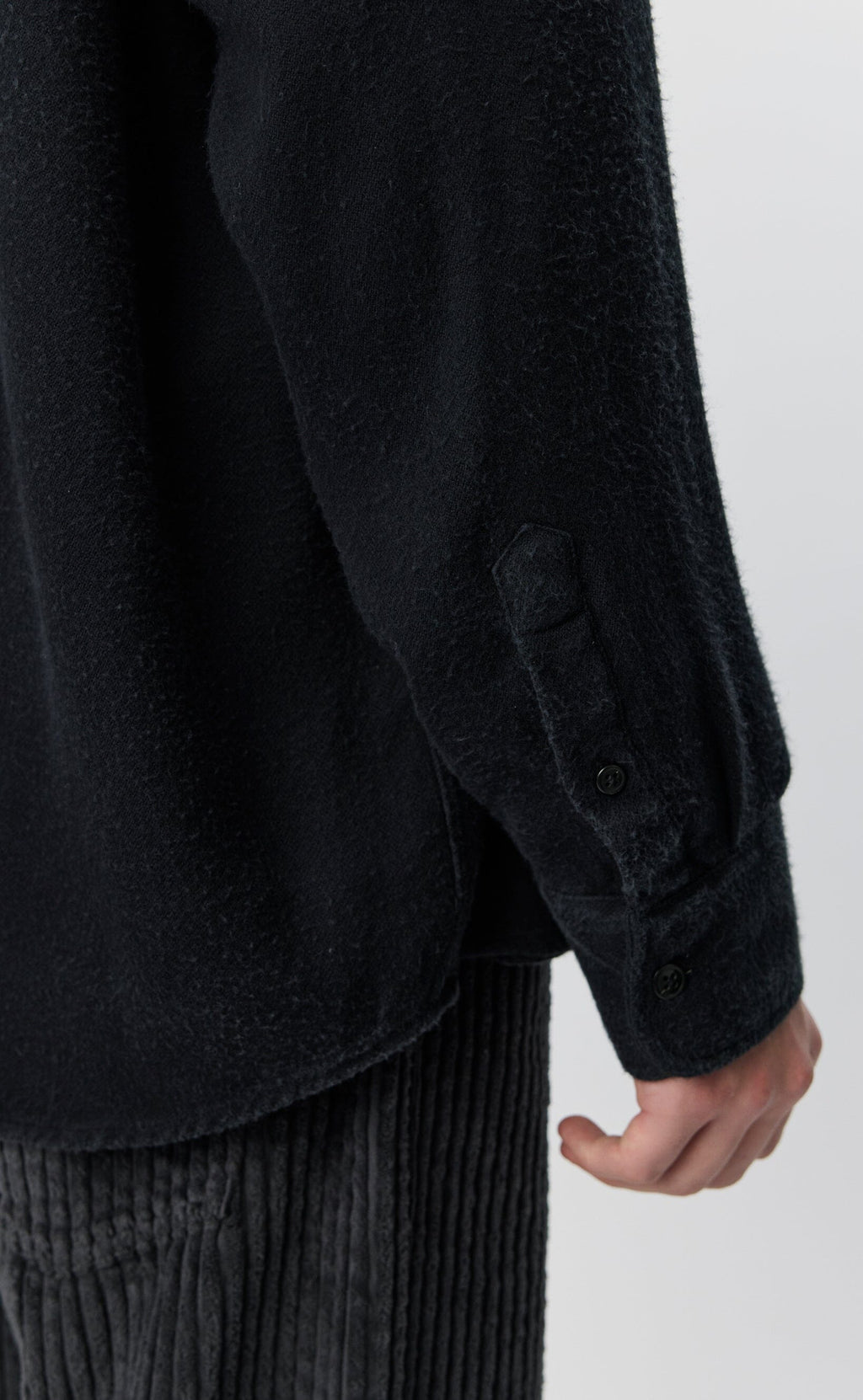 Mfpen - Gambler Shirt - Black Fuzz Tencel Skjorte mfpen 