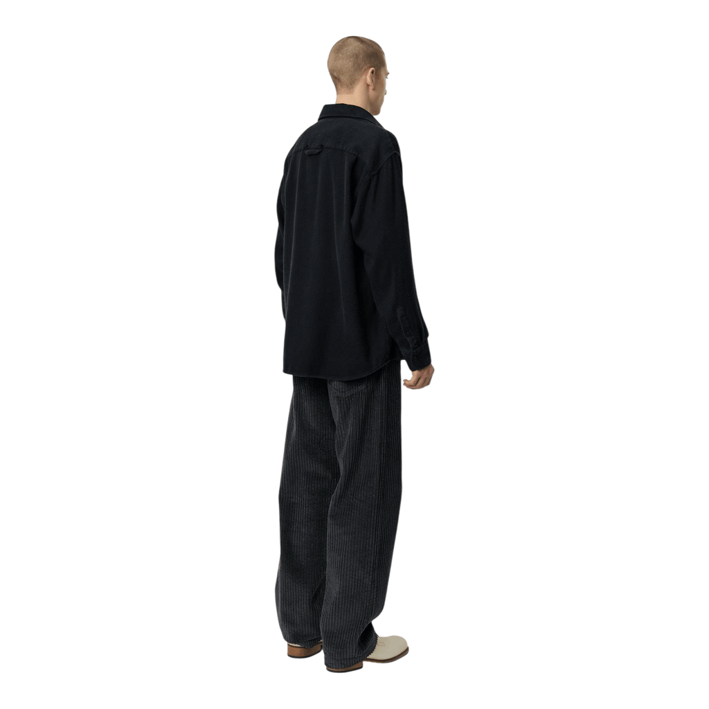 Mfpen - Gambler Shirt - Black Fuzz Tencel Skjorte mfpen 