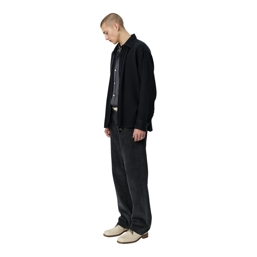 Mfpen - Gambler Shirt - Black Fuzz Tencel Skjorte mfpen 