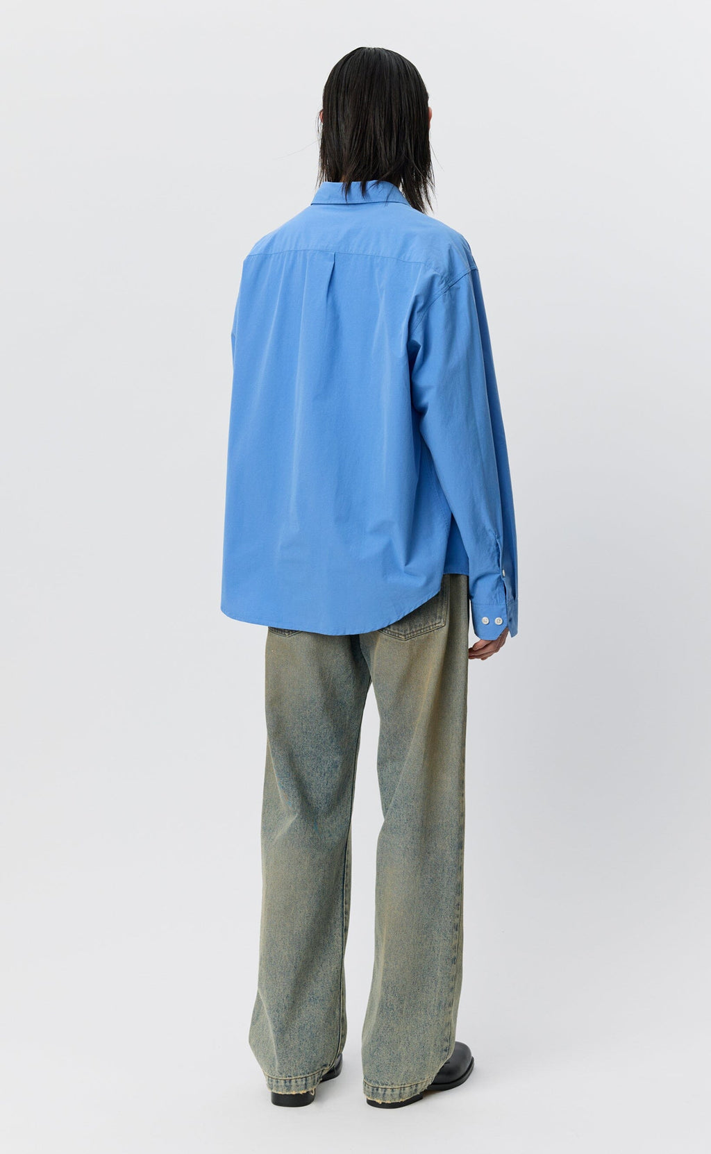 mfpen Generous Shirt - Desktop Blue Skjorte mfpen 