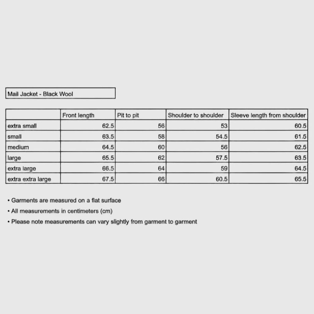 mfpen Mail Jacket - Dark Grey Wool Jacket mfpen 