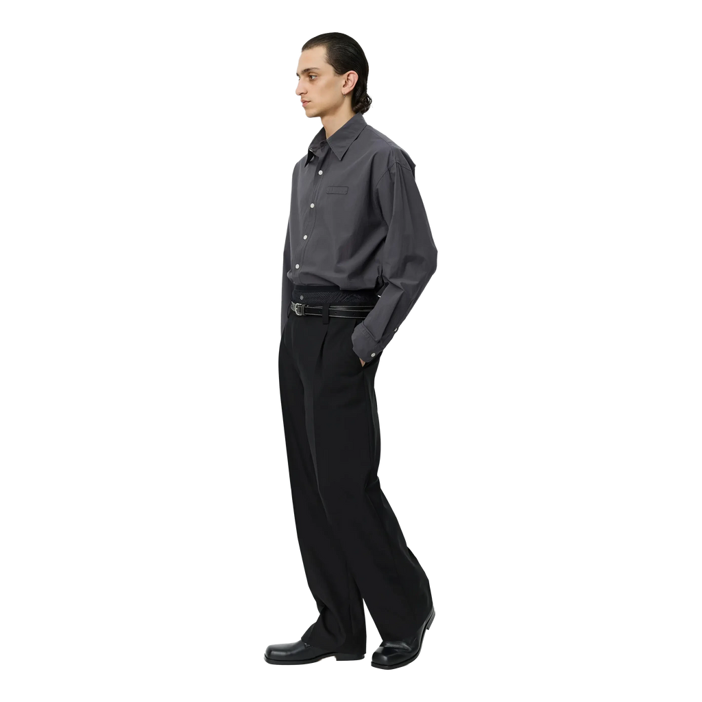 mfpen Service Trousers - Black Tropical Wool Pants mfpen 