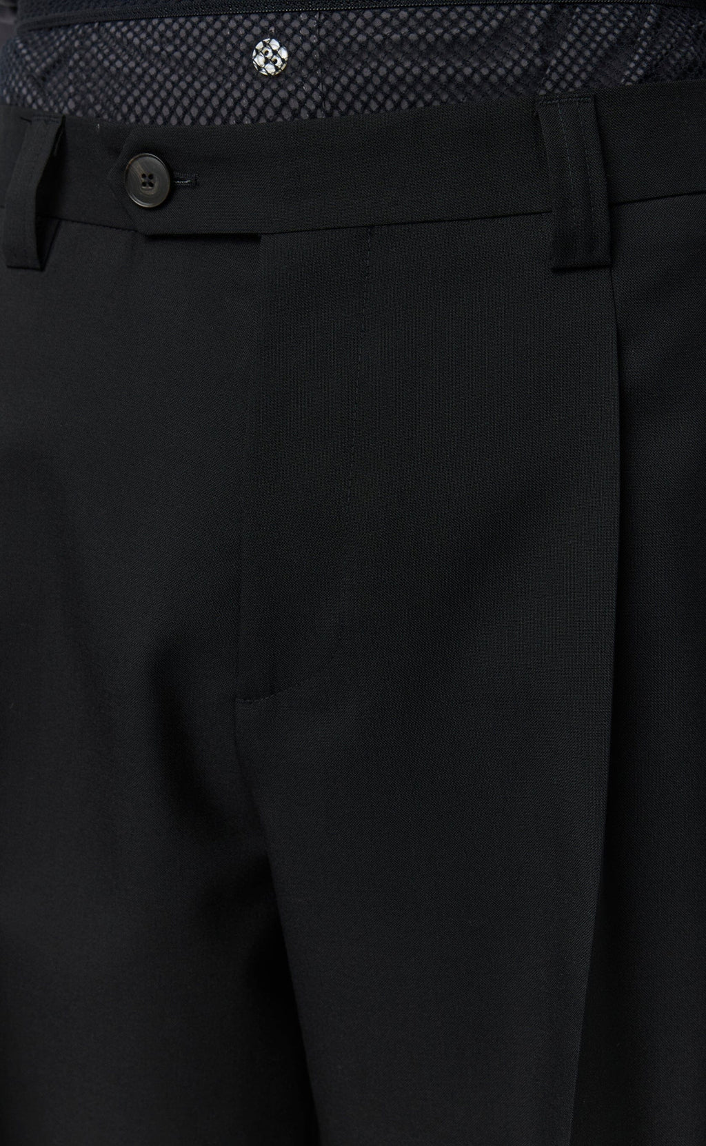 mfpen Service Trousers - Black Tropical Wool Pants mfpen 