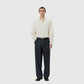 mfpen Service Trousers - Solid Grey Wool Pants mfpen 