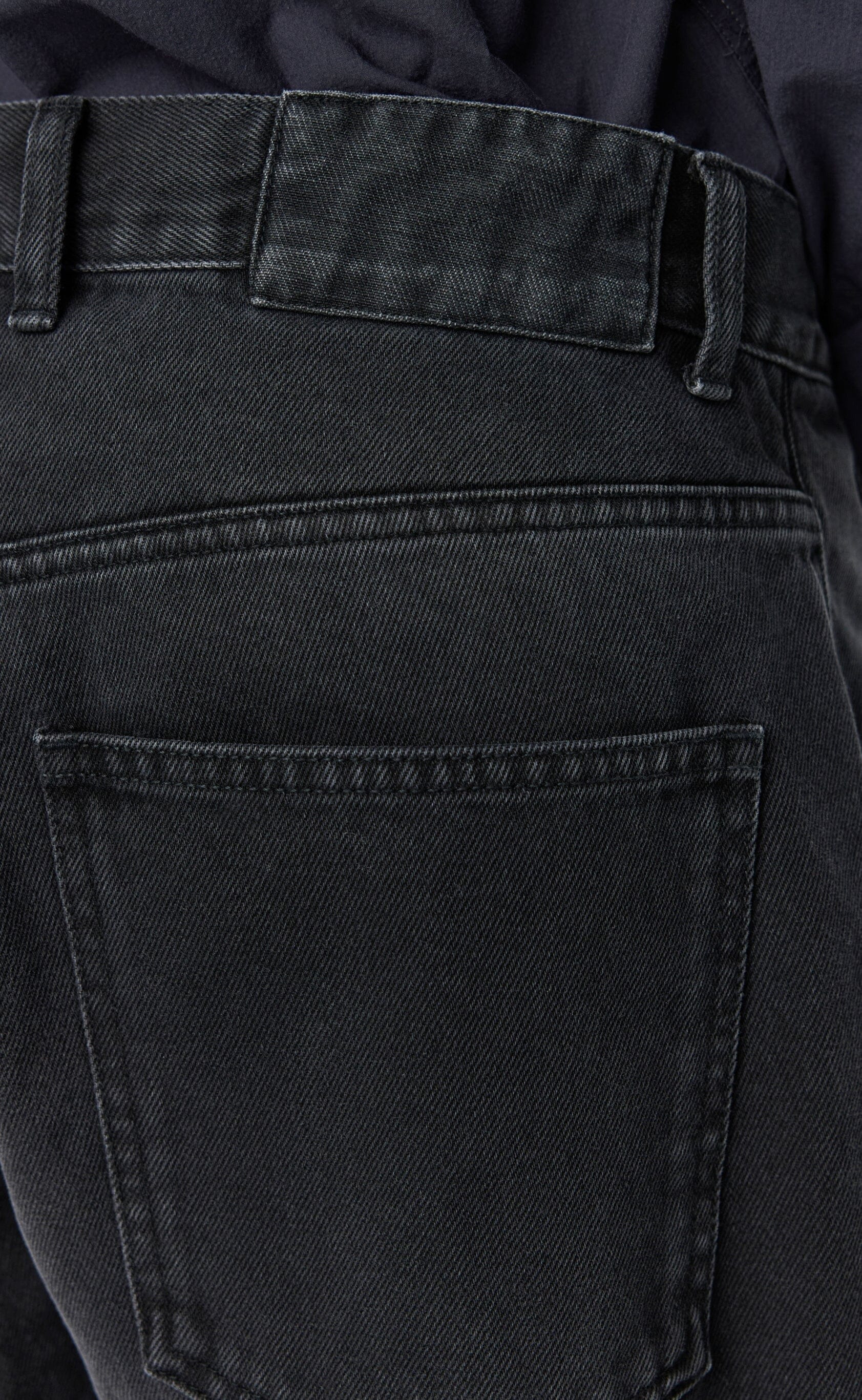 mfpen Straight Cut Jeans - Faded Black Pants mfpen 