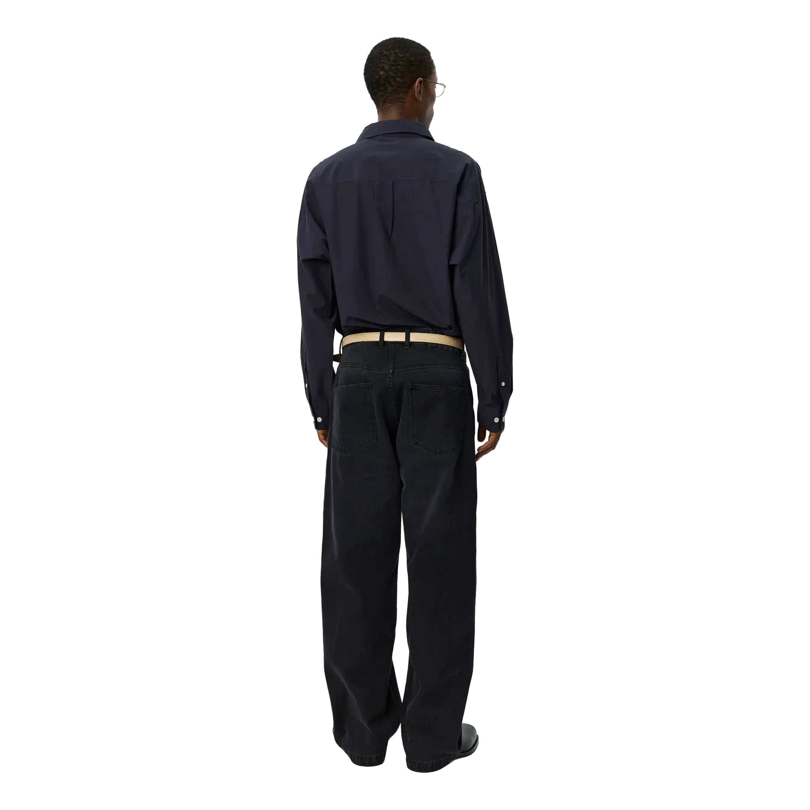 mfpen Straight Cut Jeans - Faded Black Pants mfpen 