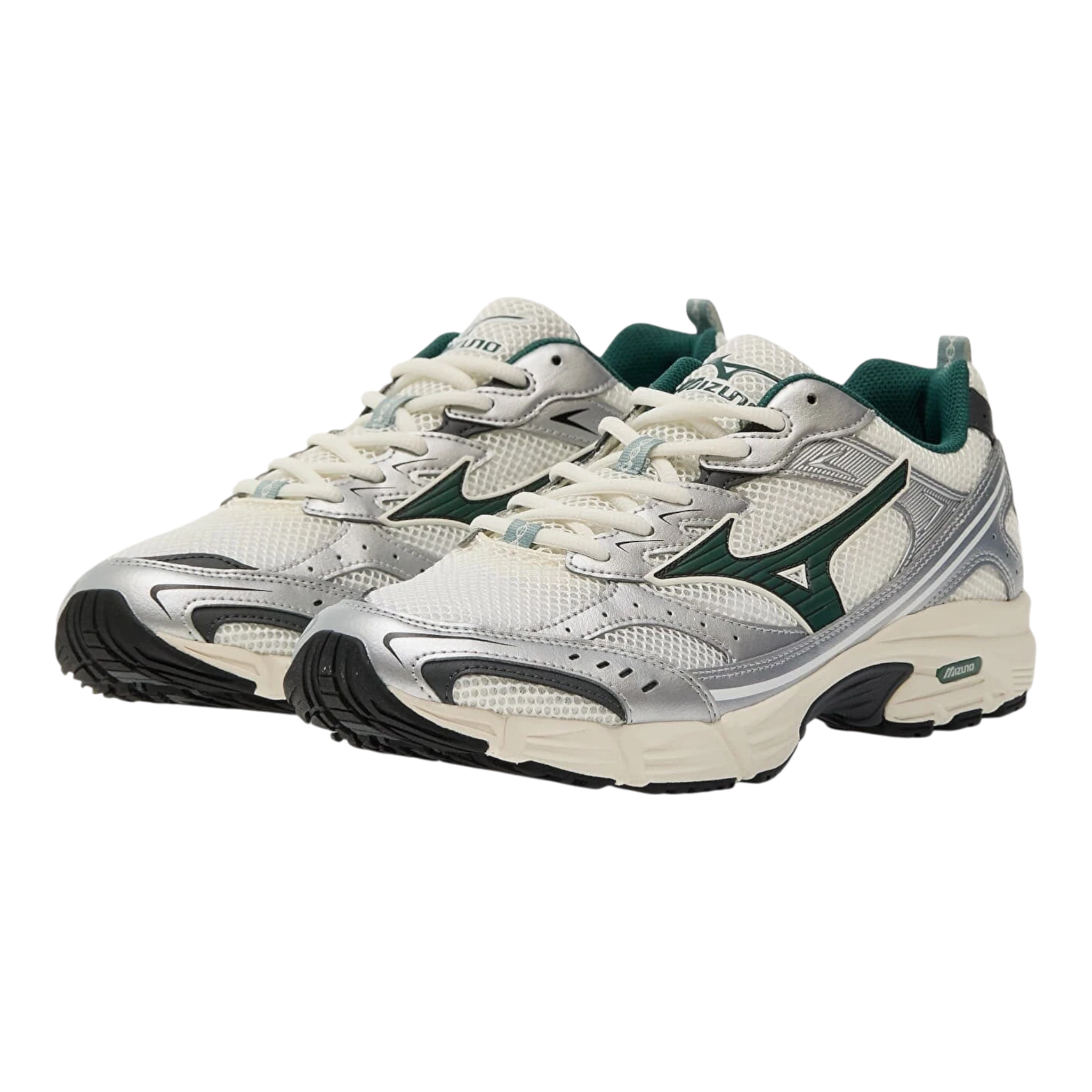 Mizuno MXR Sneakers - Snow / White / Bistro Green / Silver Sneakers Mizuno 