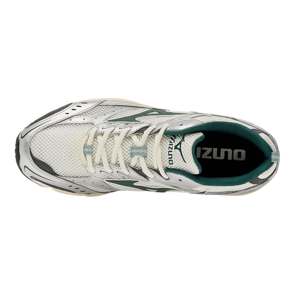Mizuno MXR Sneakers - Snow / White / Bistro Green / Silver Sneakers Mizuno 