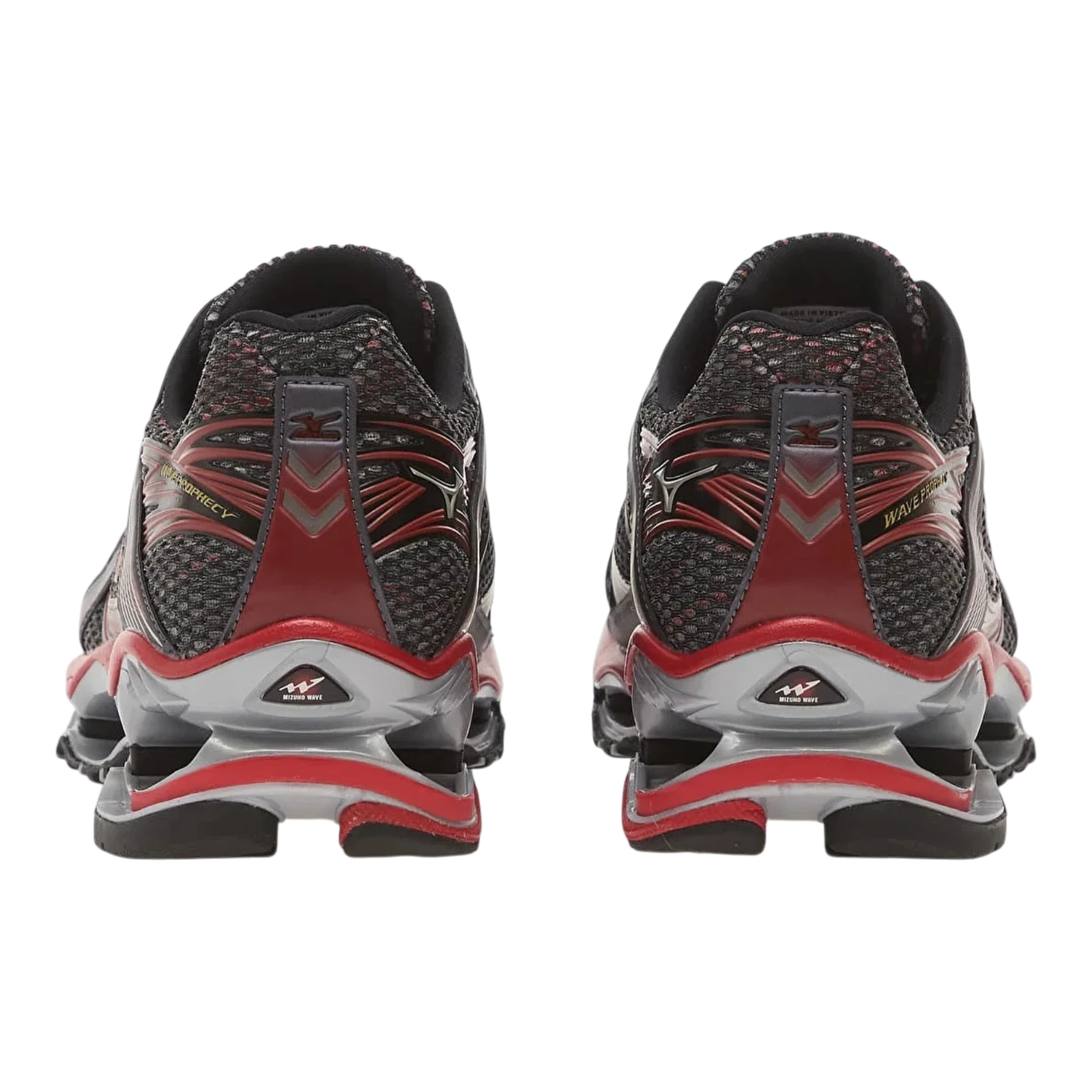 Mizuno - Wave Prophecy 1 - Harbor Mist/Chinese Red/Black Sneakers Mizuno 
