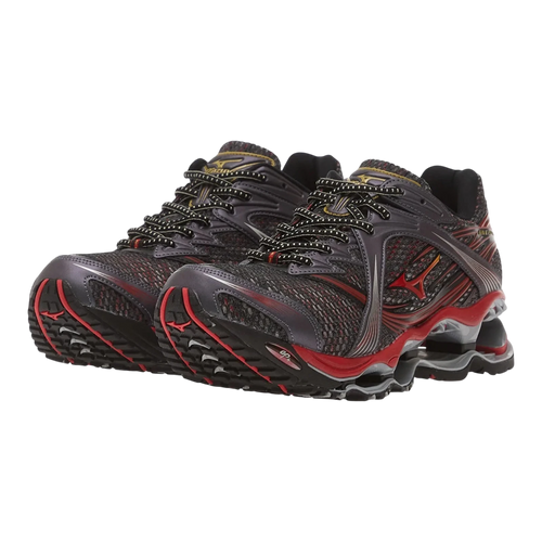 Mizuno - Wave Prophecy 1 - Harbor Mist/Chinese Red/Black Sneakers Mizuno 