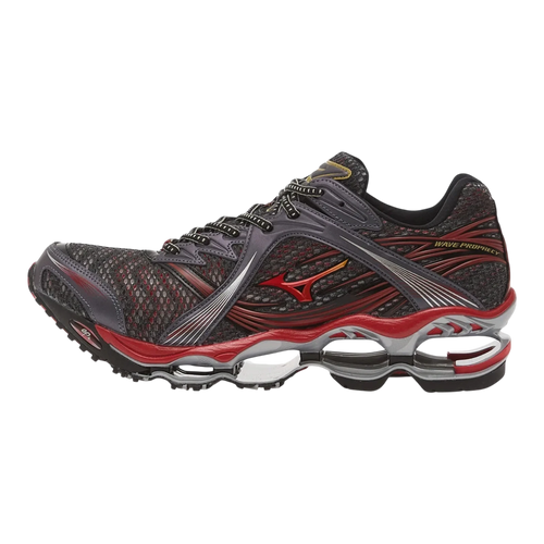 Mizuno - Wave Prophecy 1 - Harbor Mist/Chinese Red/Black Sneakers Mizuno 