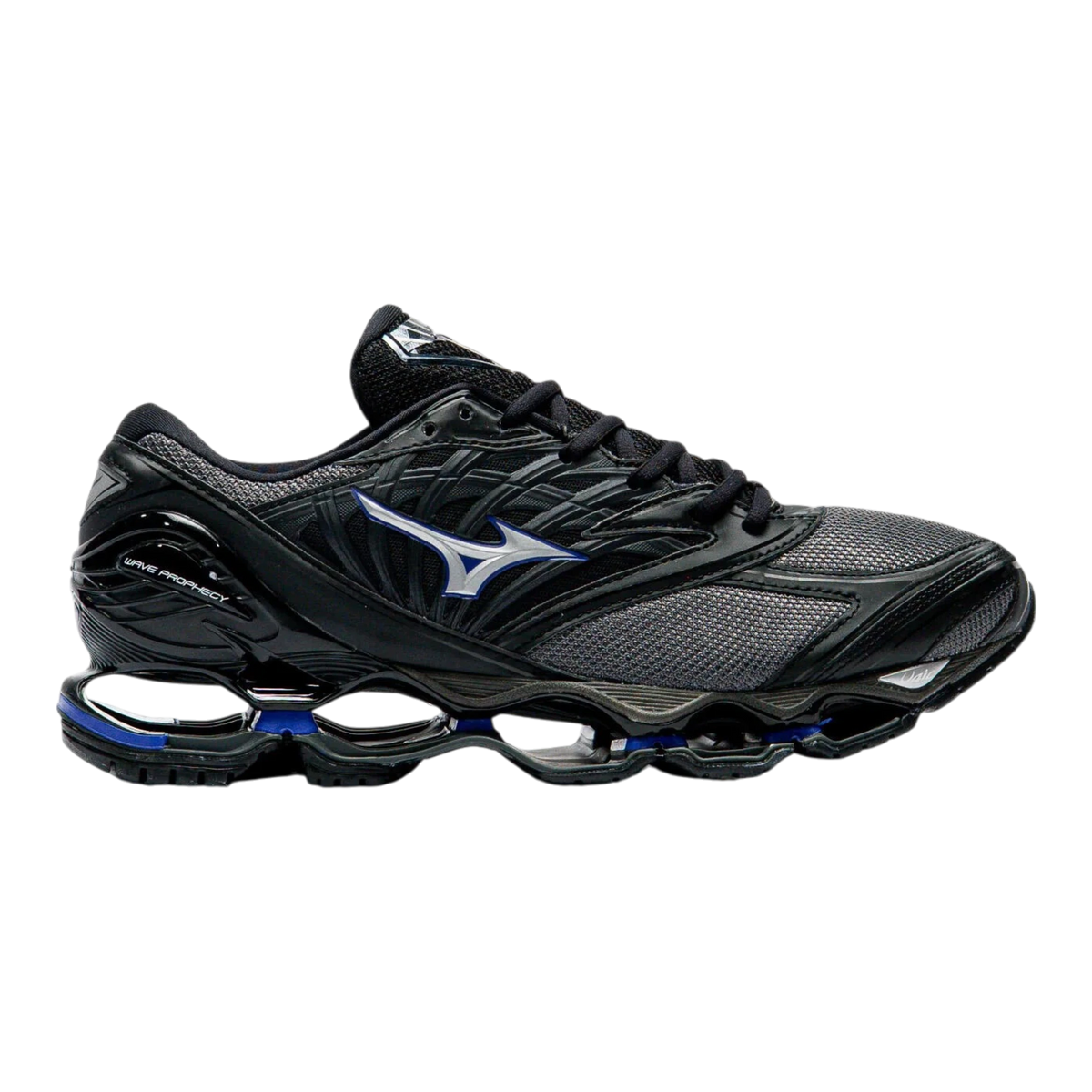 Mizuno - Wave Prophecy Ls - Iron Gate/Royal Blue/Black Sand Sneakers Mizuno 