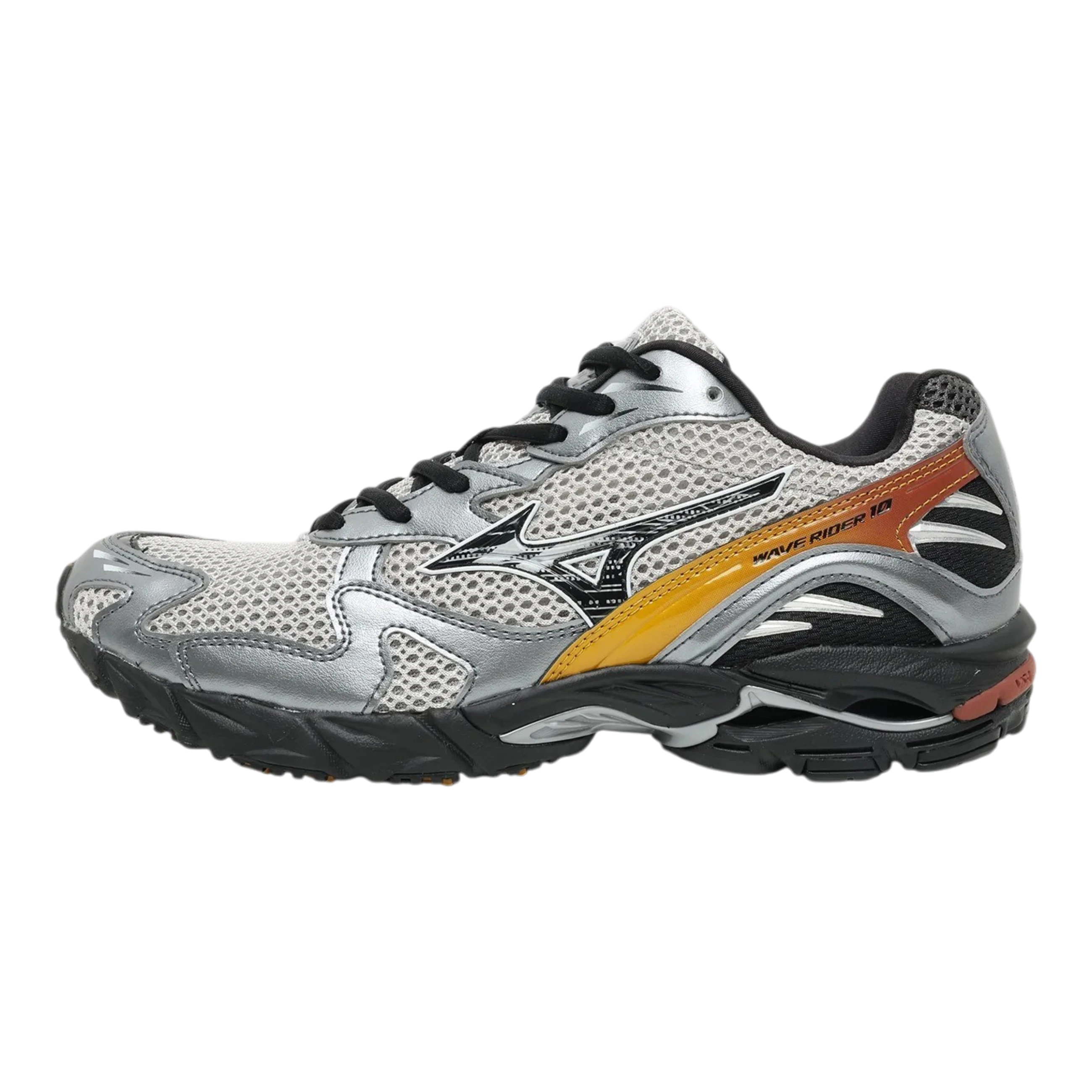 Mizuno - Wave Rider 10 - Harbor Mist/Black/Harvest Gold Sneakers Mizuno 