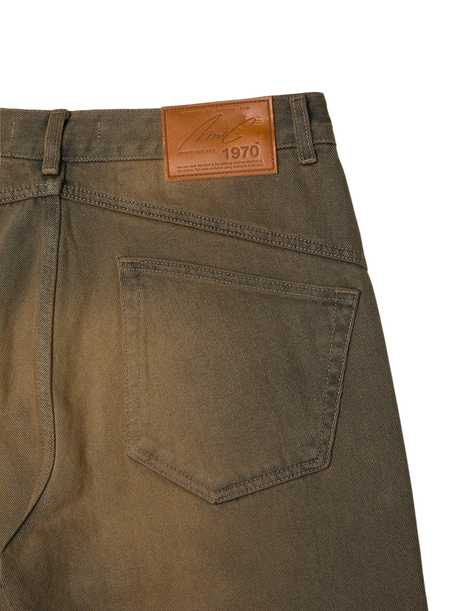 MMIC Rocker Flare Jeans - Brown Pants MMIC 