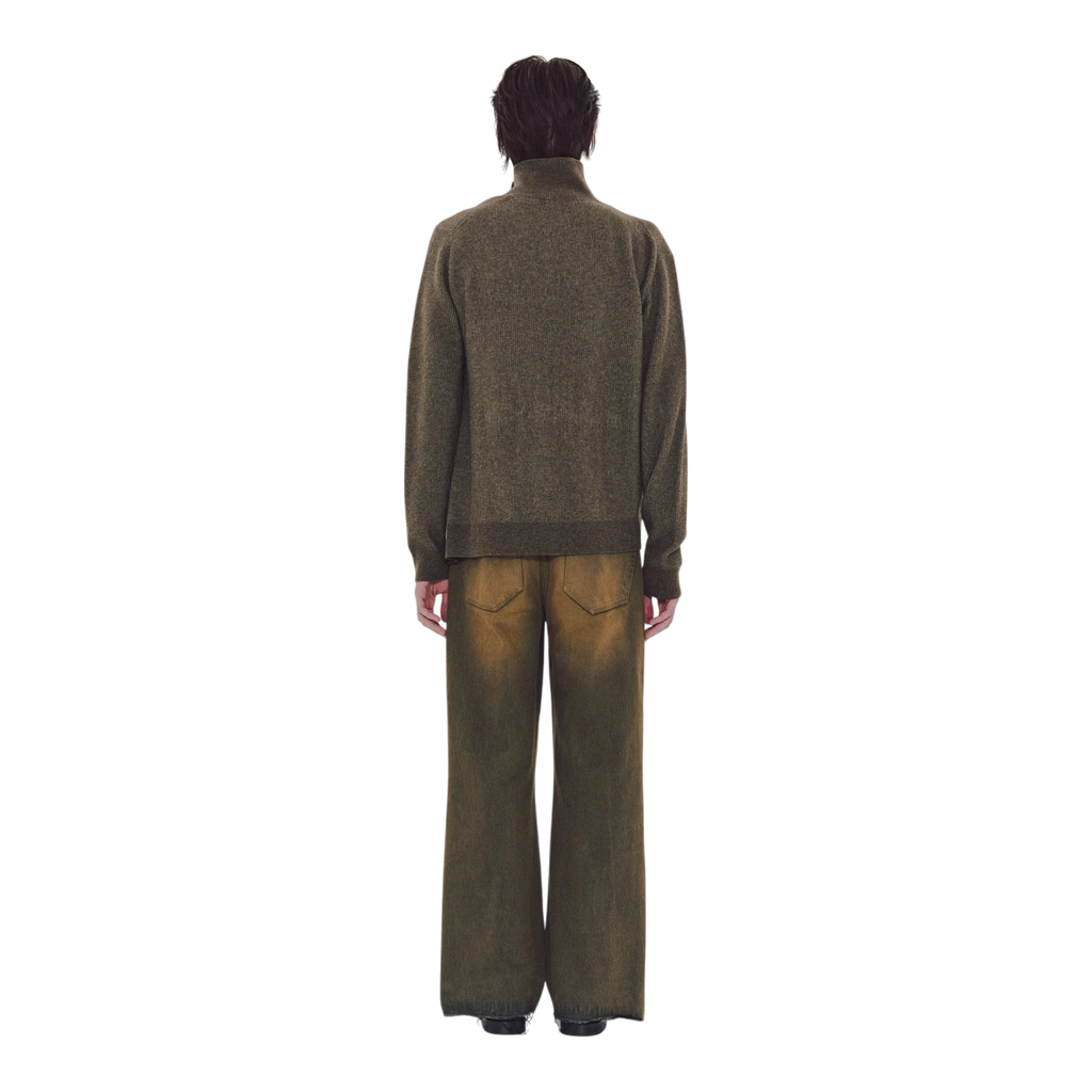 MMIC Rocker Flare Jeans - Brown Pants MMIC 