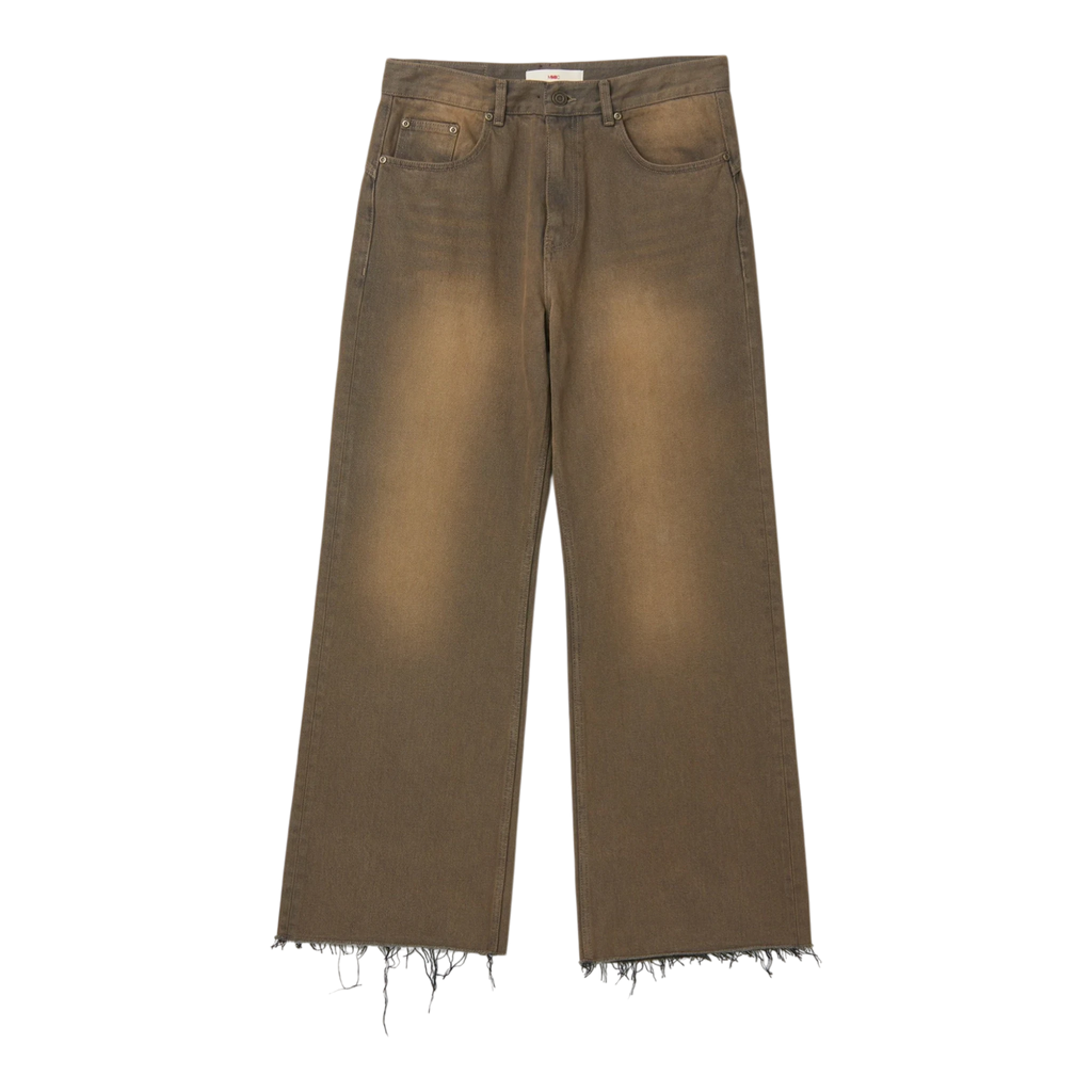 MMIC Rocker Flare Jeans - Brown Pants MMIC 
