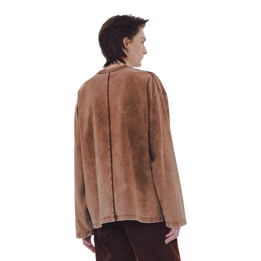 MMIC Veil Long Sleeve - Brown Sweater MMIC 