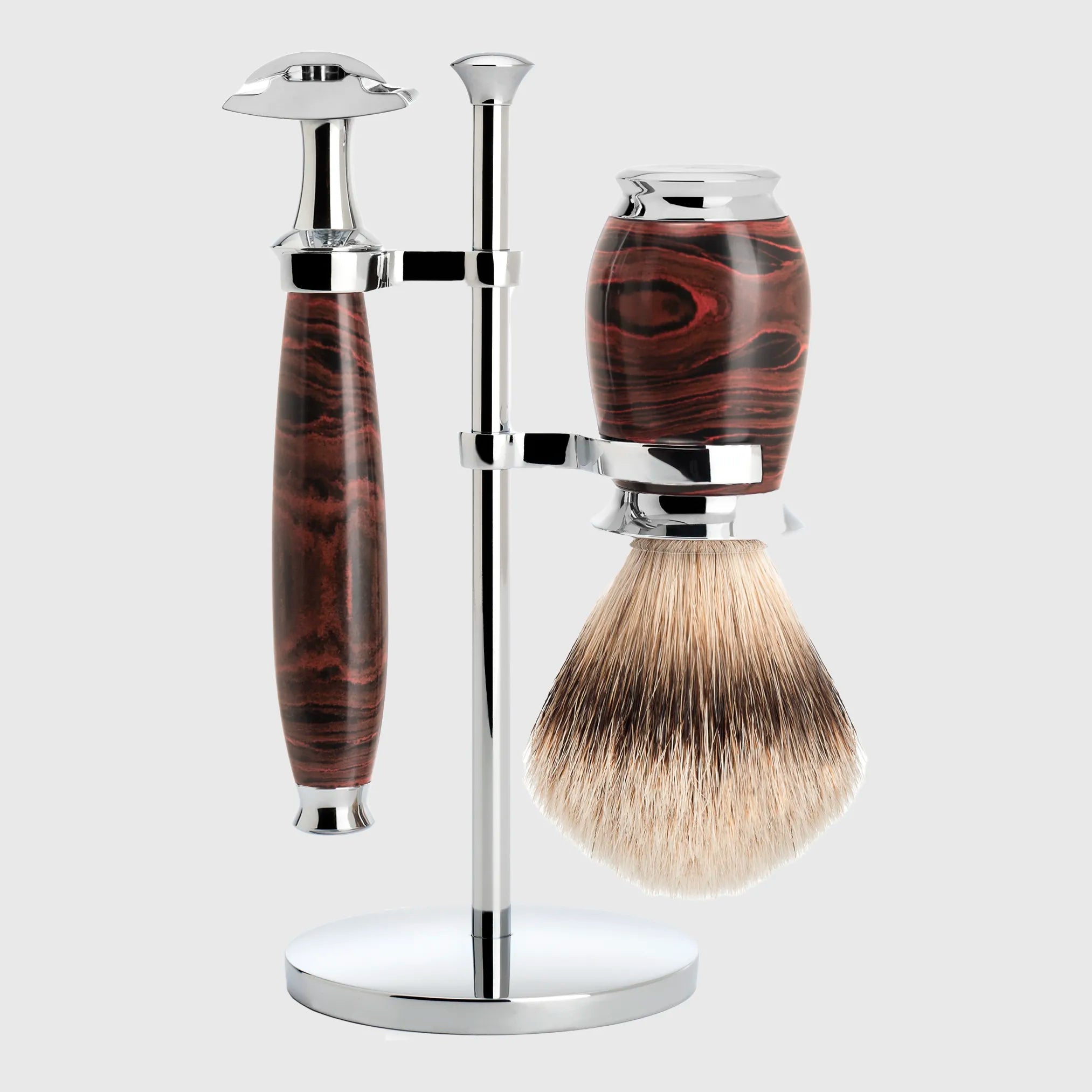 Mühle Purist Shaving Kit Shave Tools Mühle Ebonite Silvertip Fibre 