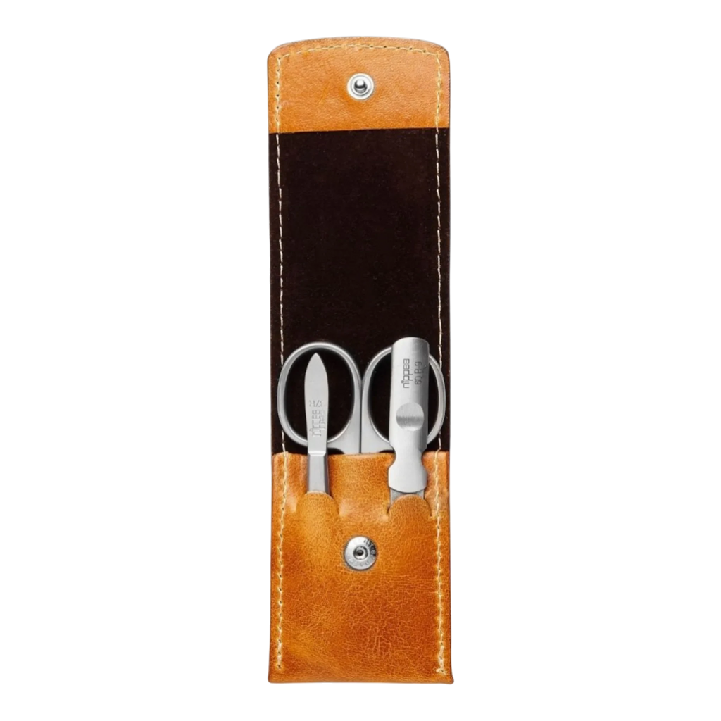 Nippes manikyrsett Cognac - 3 deler Manikyr Nippes Solingen 