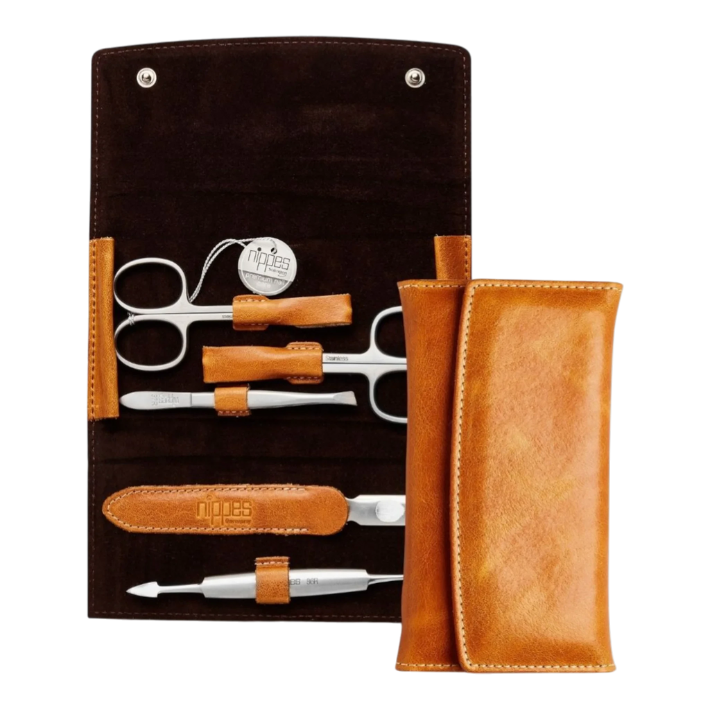 Nippes manikyrsett Cognac - 5 deler Manikyr Nippes Solingen 