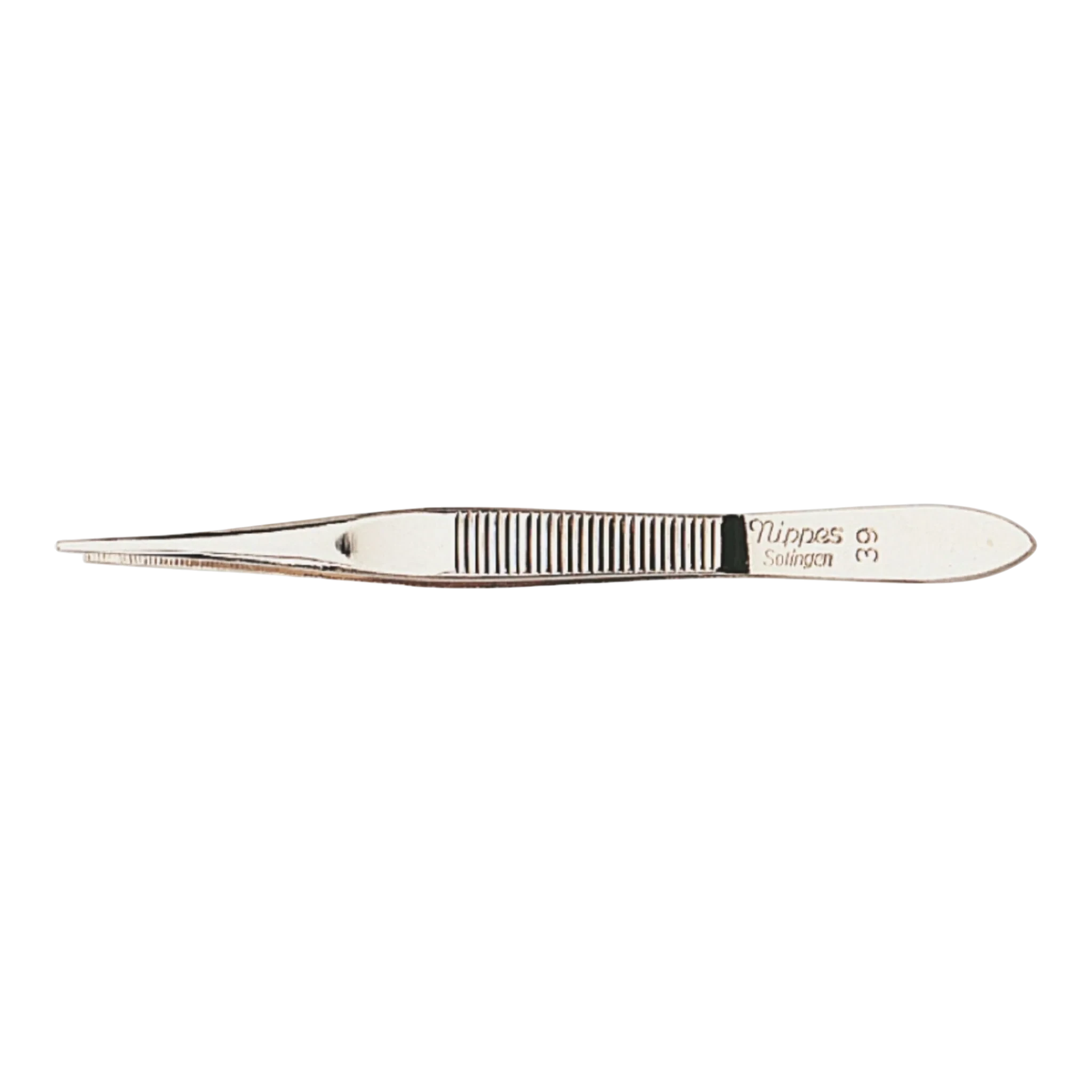 Nippes pinsett med ribber - Forniklet Manikyr Nippes Solingen 
