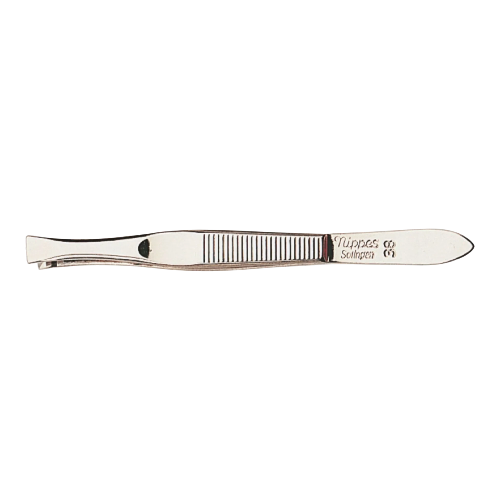 Nippes pinsett med ribber - Forniklet Manikyr Nippes Solingen 