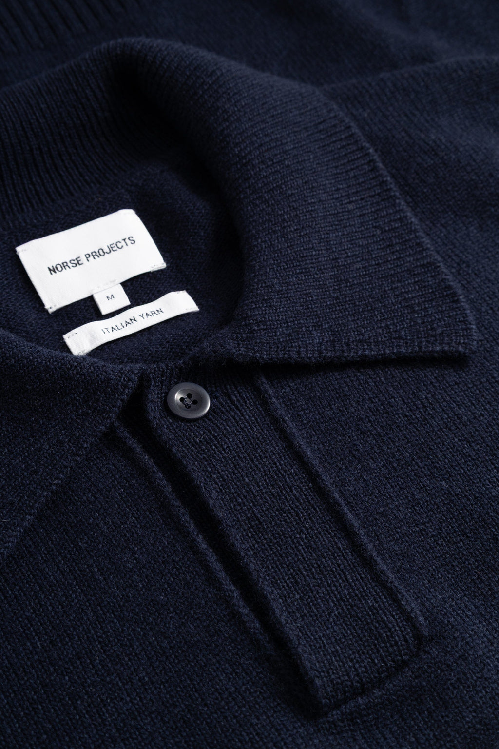 Norse Projects - Anholt Lambswool Crewneck - Dark Navy Genser Norse Projects 