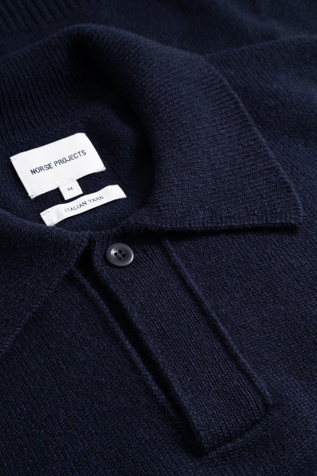 Norse Projects - Anholt Lambswool Crewneck - Dark Navy Genser Norse Projects 