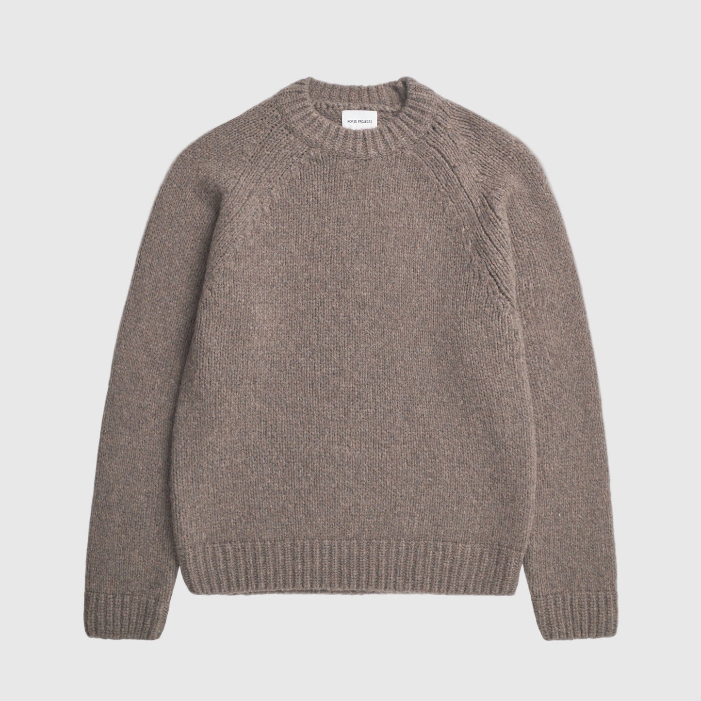 Norse Projects Birger Raglan Sweater - Walnut Knitwear Norse Projects 
