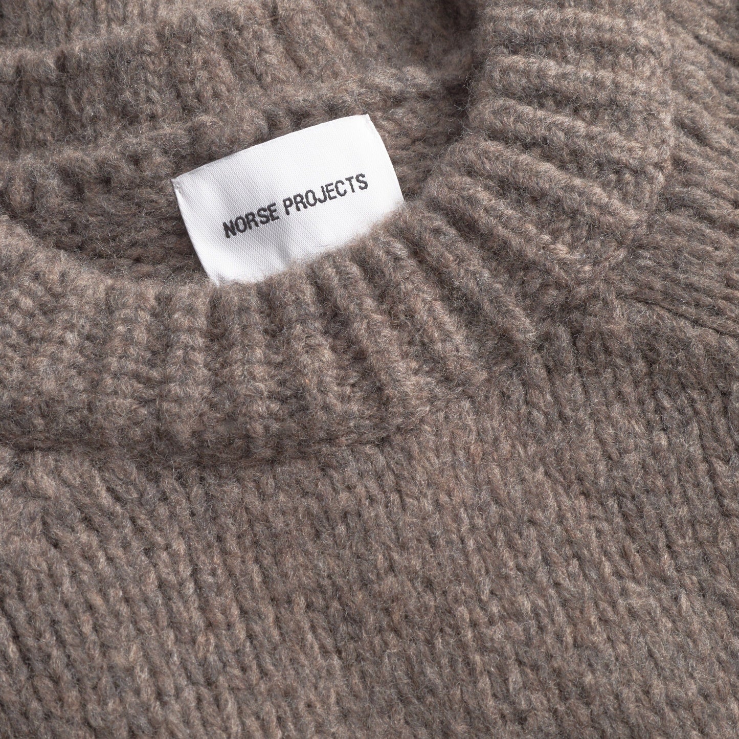 Norse Projects Birger Raglan Sweater - Walnut Knitwear Norse Projects 