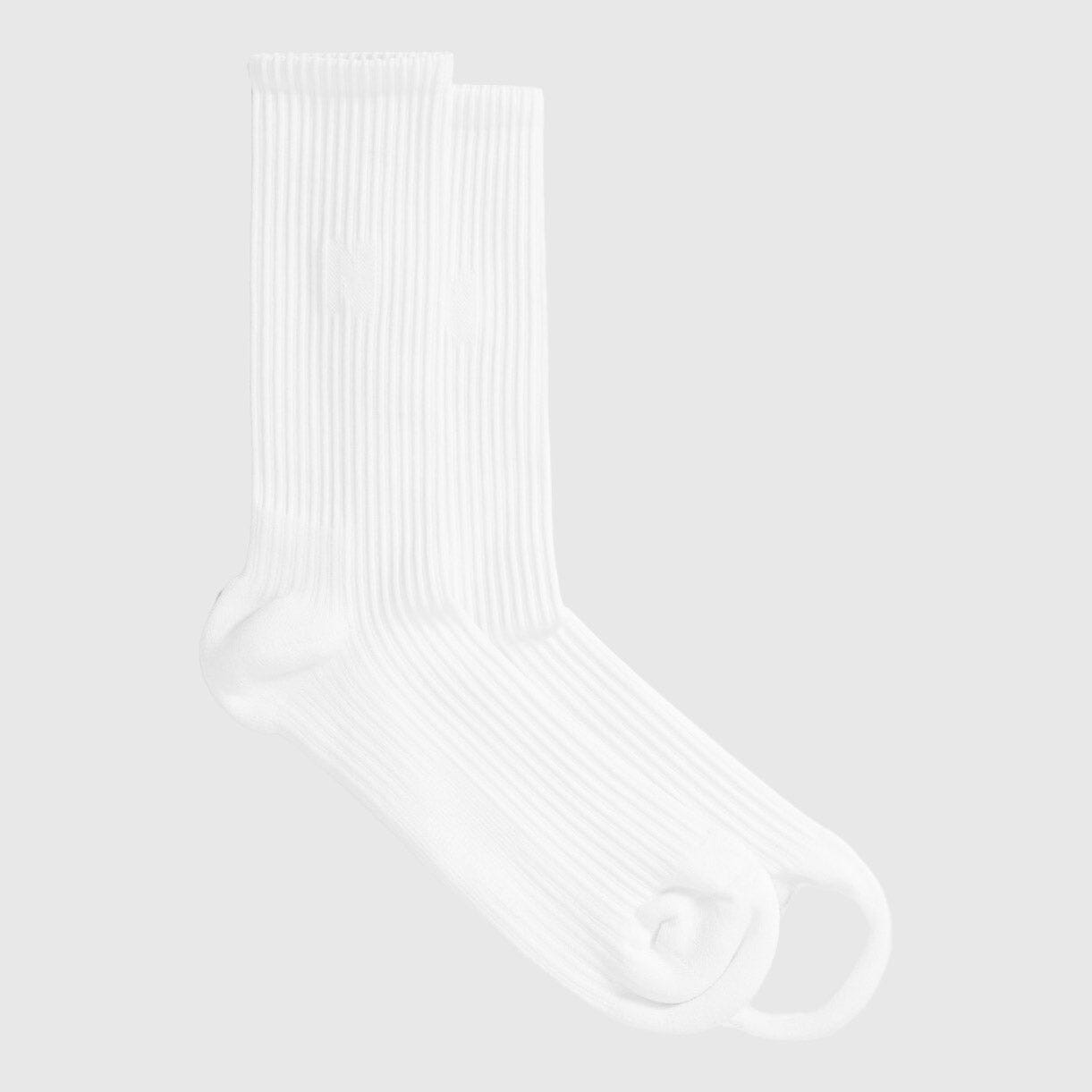 Norse Projects Bjarki Sport Sock - 2 Pack - White Socks Norse Projects 