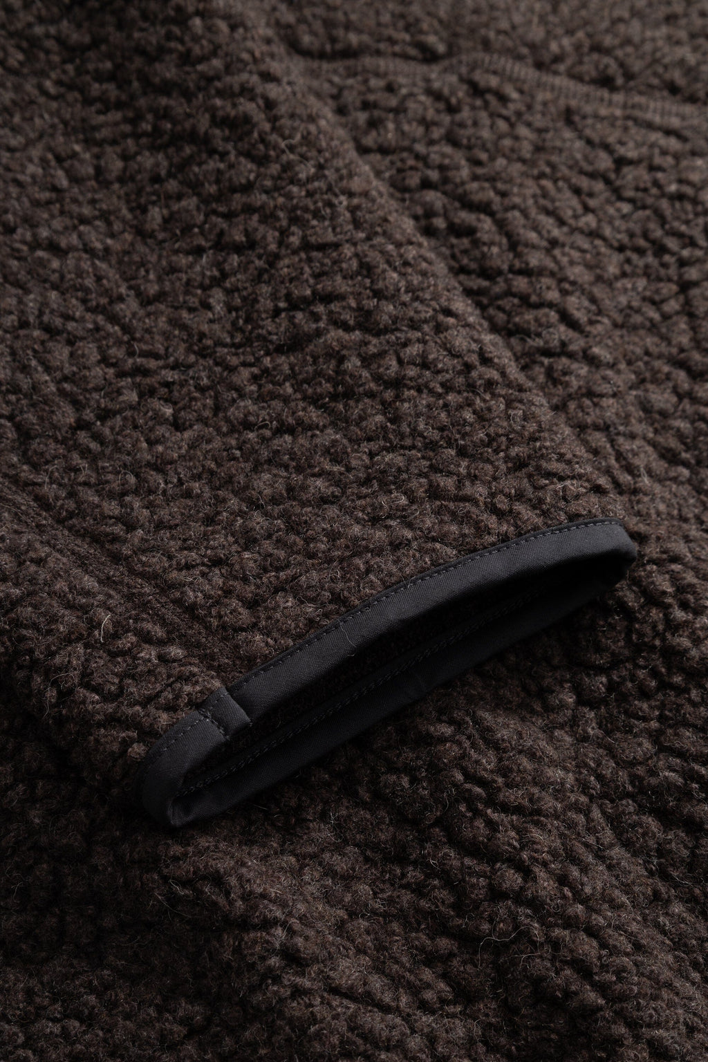Norse Projects - Bjerget Sherpa Wool Fleece Jacket - Delicioso Brown Jakke Norse Projects 