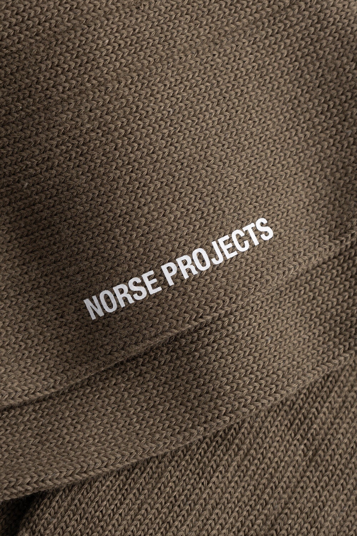 Norse Projects - Bykle Cordura Wide Rib Sock - Dusty Olive Sokker Norse Projects 