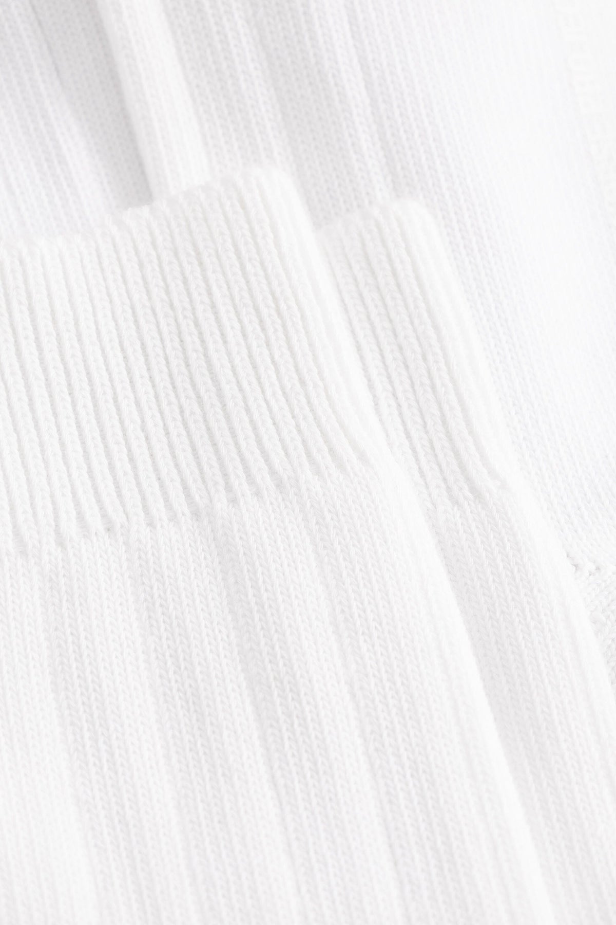 Norse Projects - Bykle Cordura Wide Rib Sock - White Sokker Norse Projects 
