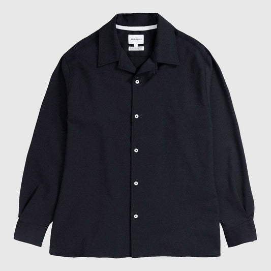 Norse Projects Carsten LS Shirt - Dark Navy Shirt Norse Projects 