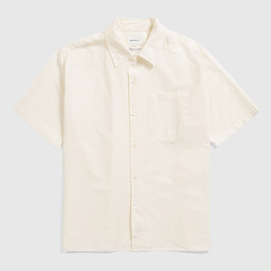 Norse Projects Carsten Shirt - Enamel White Shirt Norse Projects 