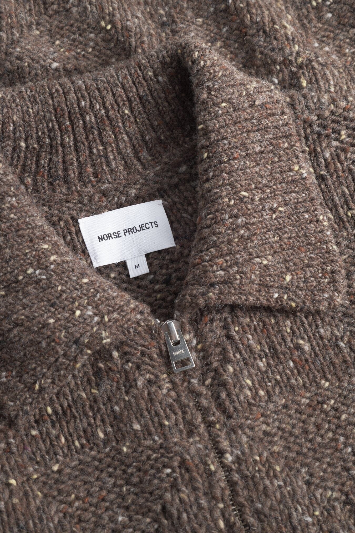 Norse Projects Erik Jacket - Seal Brown Knitwear Norse Projects 