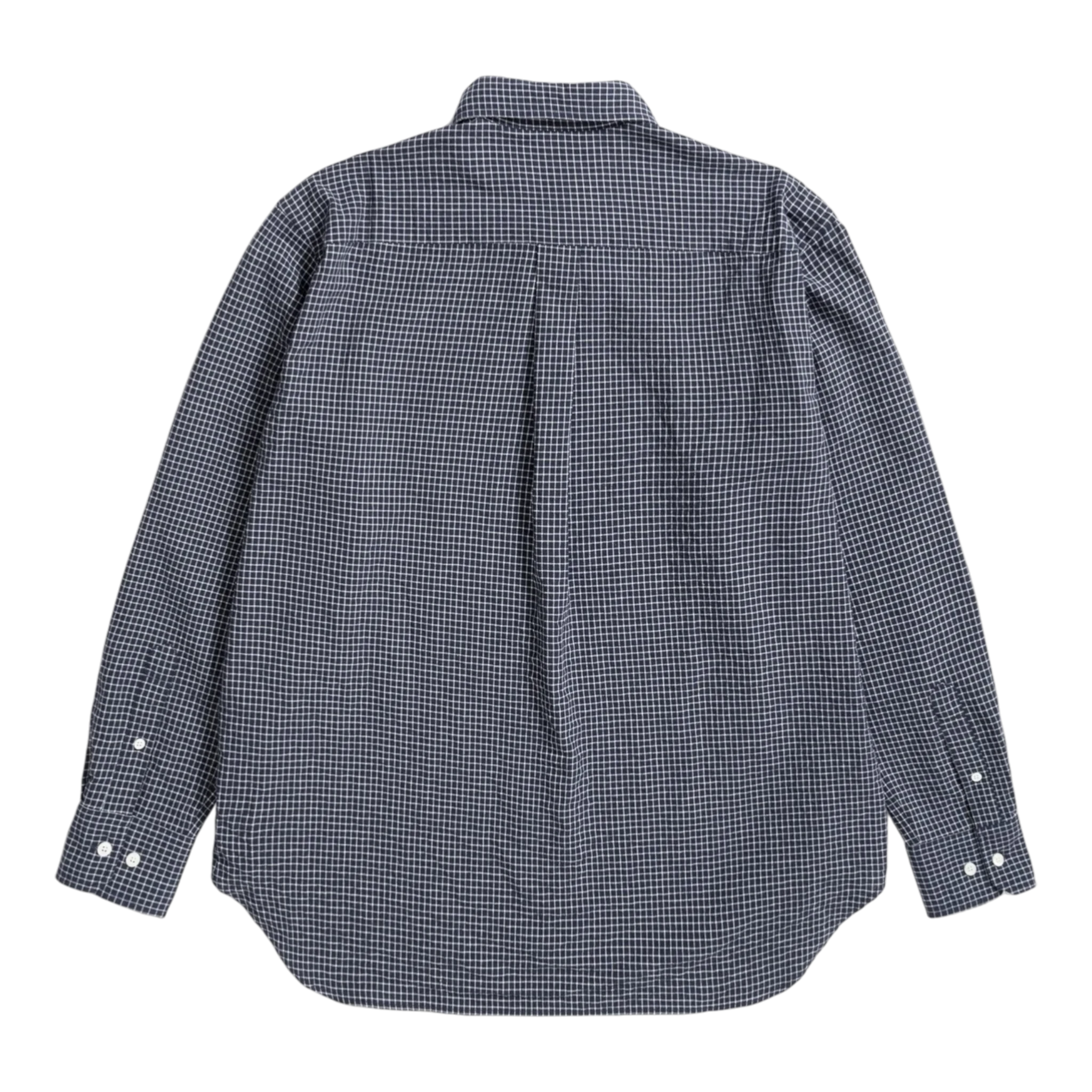Norse Projects Espevik Check Oversized Shirt - Dark Navy Shirt Norse Projects 
