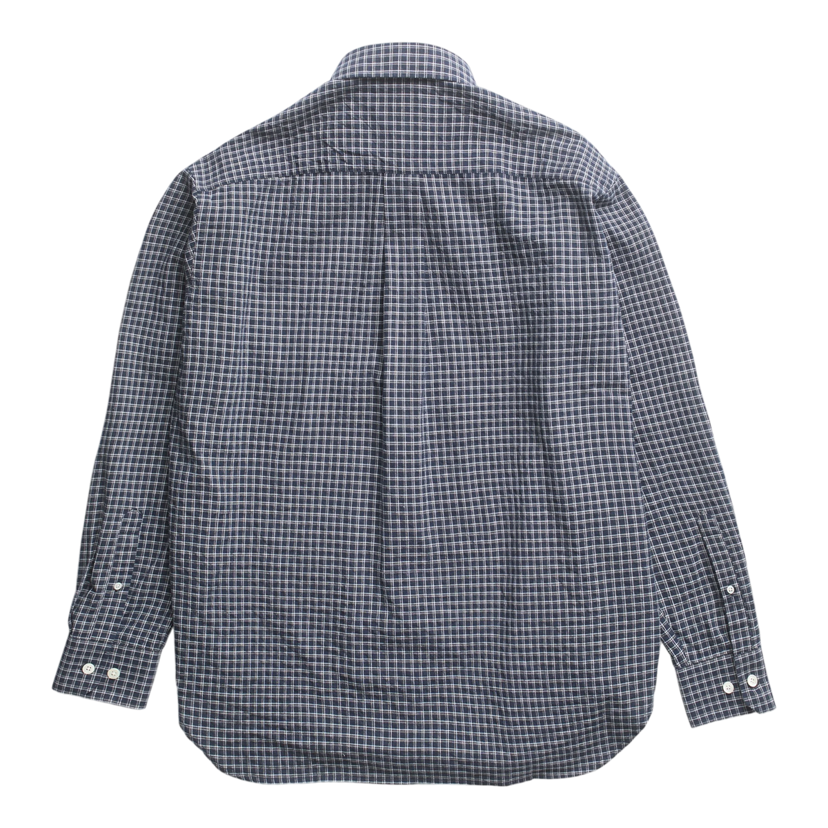 Norse Projects - Espevik Oversized Check Shirt - Dark Navy Check Skjorte Norse Projects 