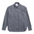 Norse Projects - Espevik Oversized Check Shirt - Dark Navy Check Skjorte Norse Projects 