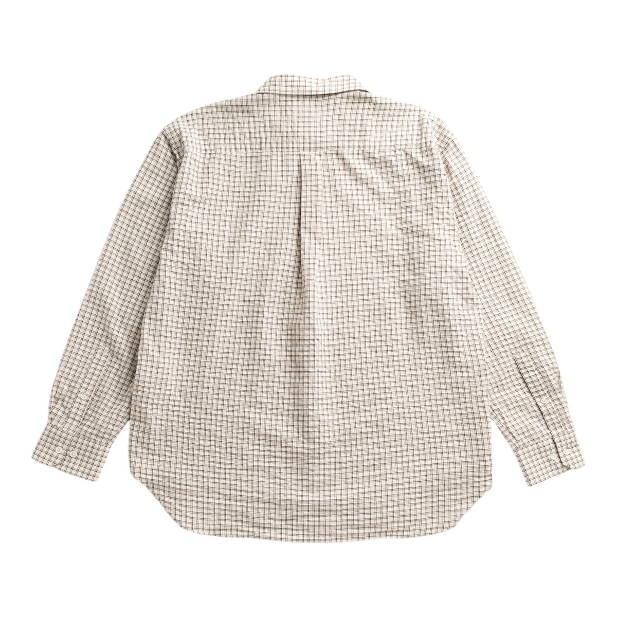 Norse Projects - Espevik Oversized Check Shirt - Natural Ecru Skjorte Norse Projects 