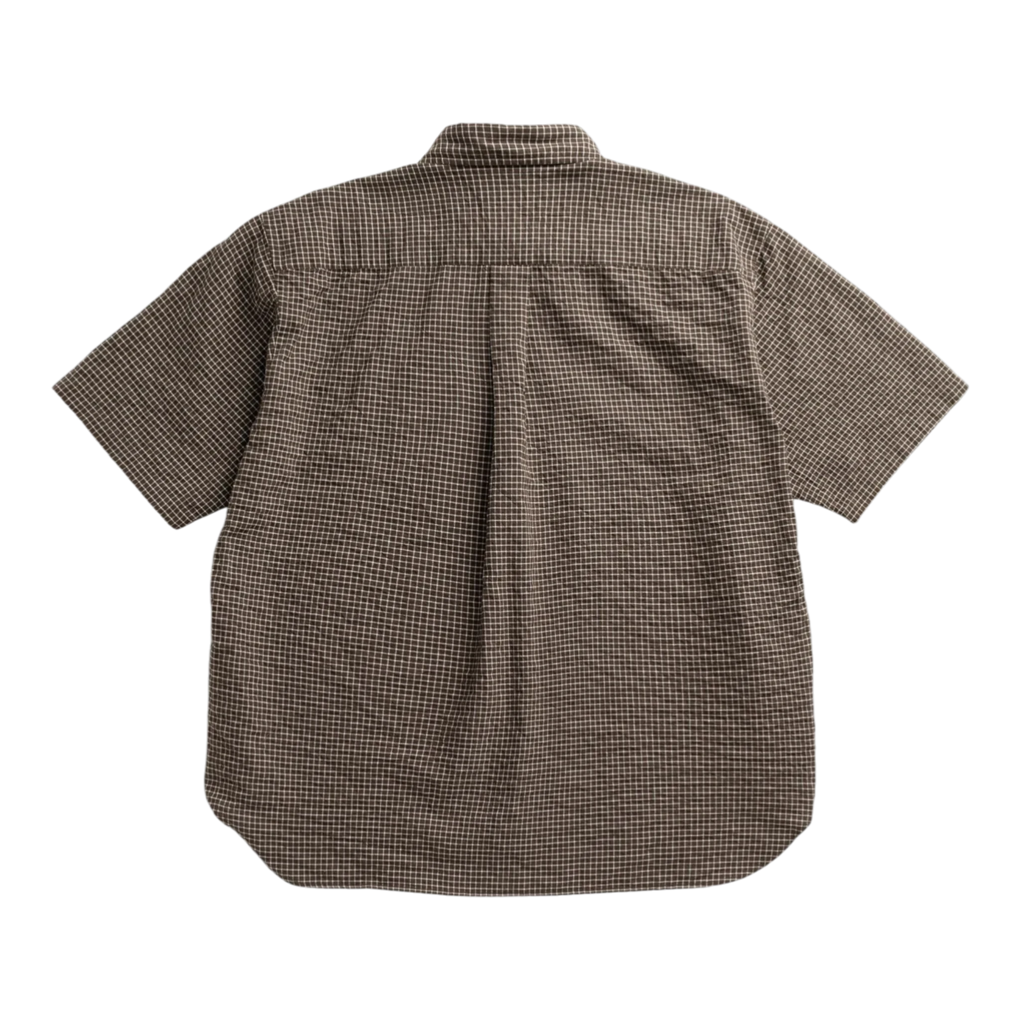 Norse Projects Espevik Oversized Check SS Shirt - Taupe Shirt Norse Projects 