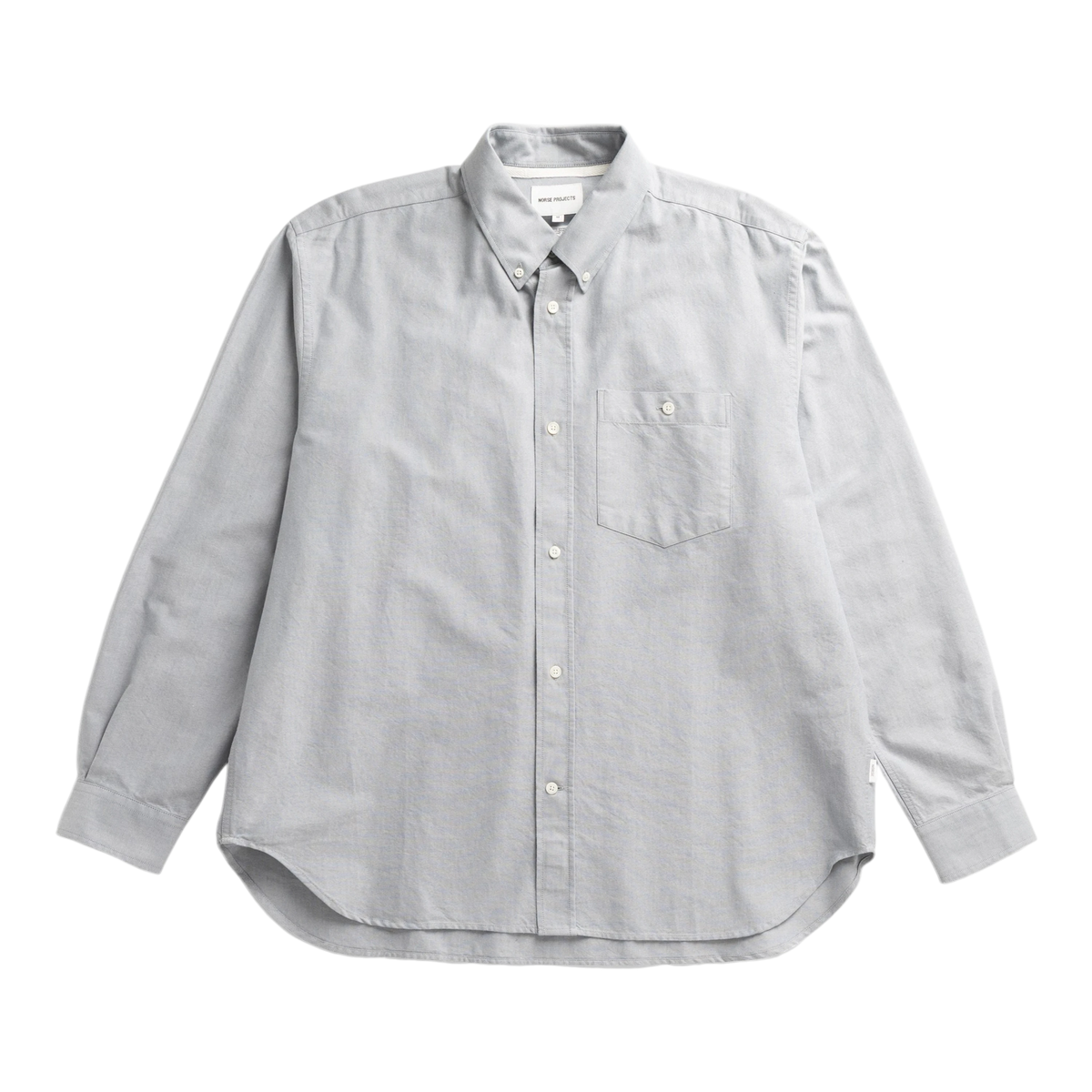 Norse Projects - Falster Oversize Oxford Bd Shirt - Aleutian Blue Skjorte Norse Projects 
