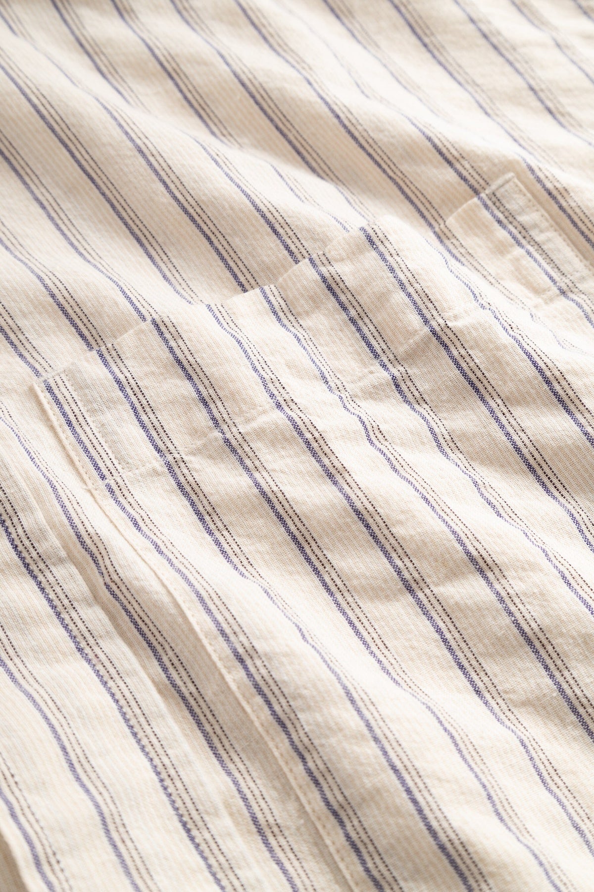 Norse Projects - Falster Stripe Oversized Shirt - Natural Ecru Skjorte Norse Projects 