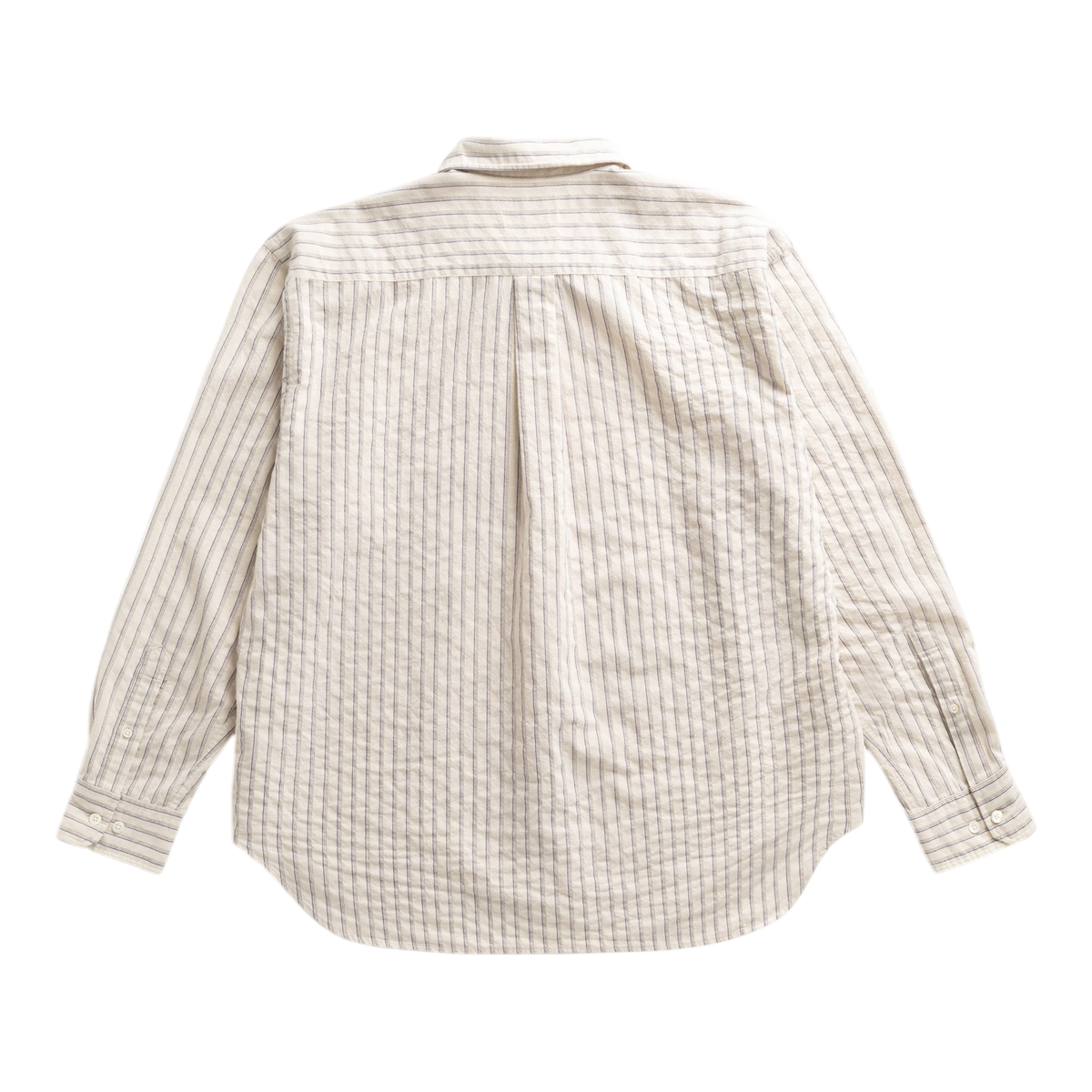 Norse Projects - Falster Stripe Oversized Shirt - Natural Ecru Skjorte Norse Projects 