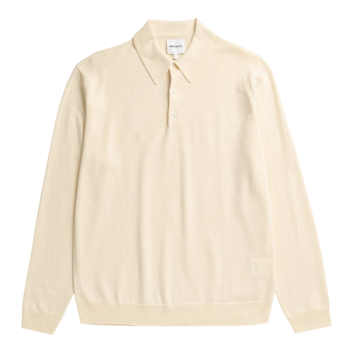 Norse Projects Gudme Cotton Paper Polo - Natural Ecru Shirt Norse Projects 
