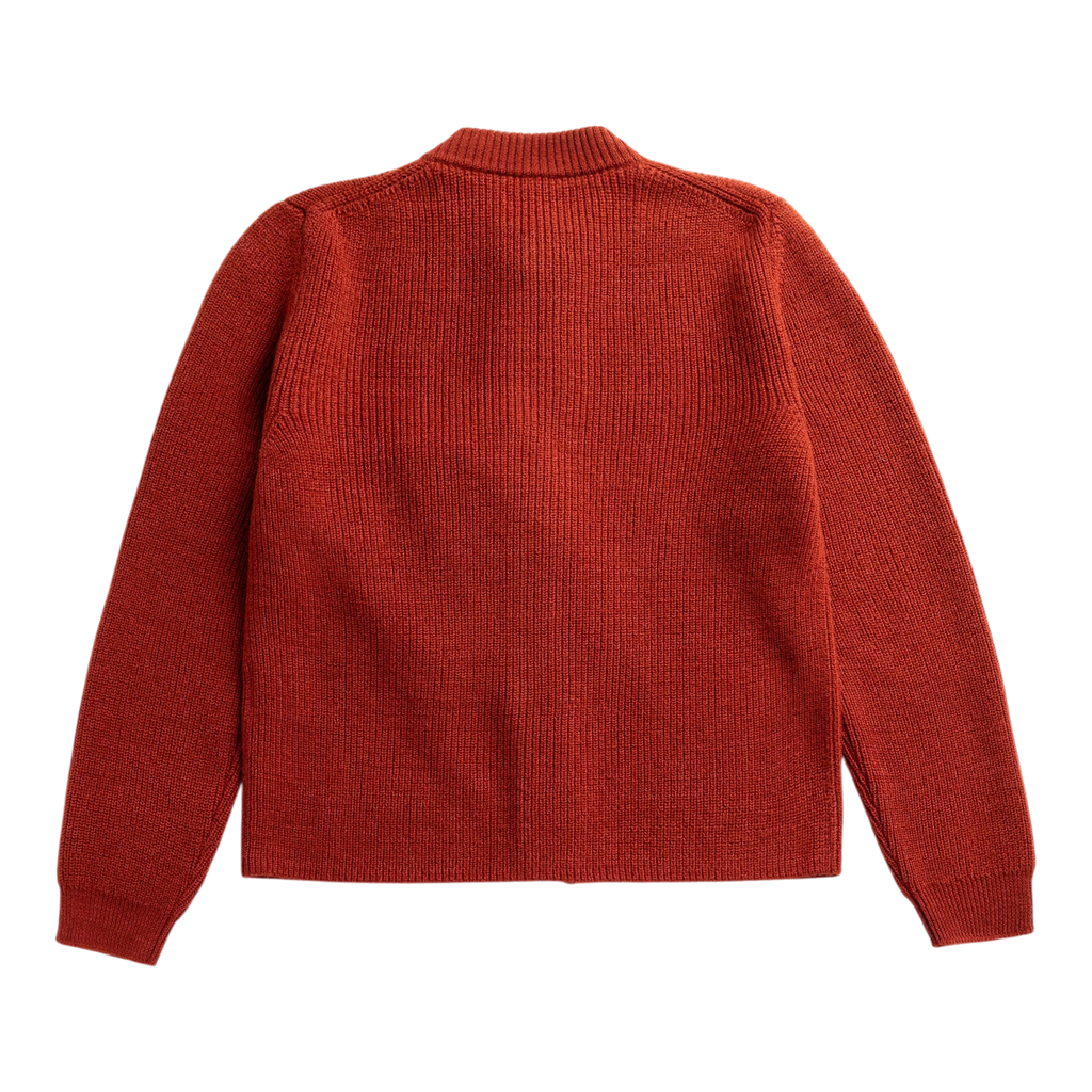 Norse Projects - Gullverket Cotton Wool Rib Cardigan - Cowhide Cardigan Norse Projects 