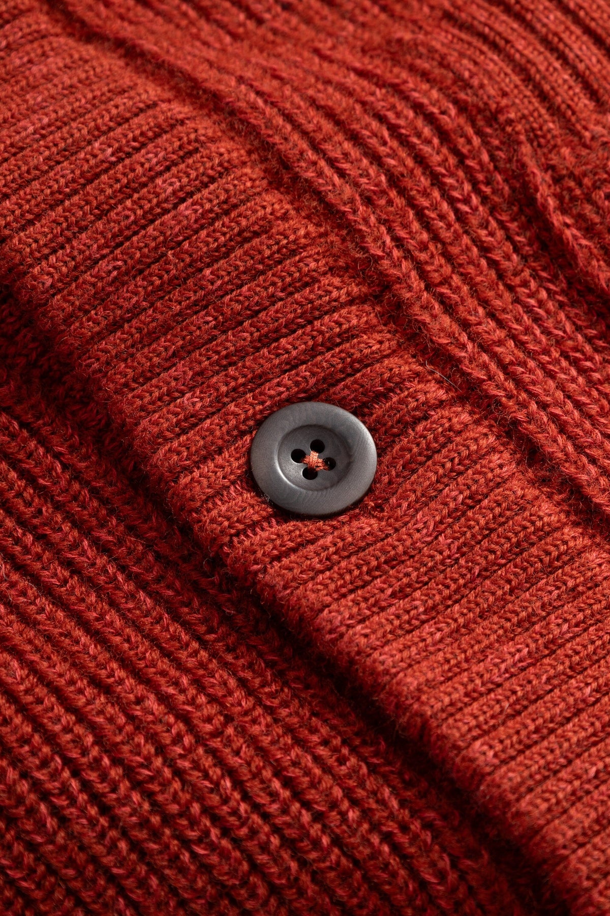 Norse Projects - Gullverket Cotton Wool Rib Cardigan - Cowhide Cardigan Norse Projects 